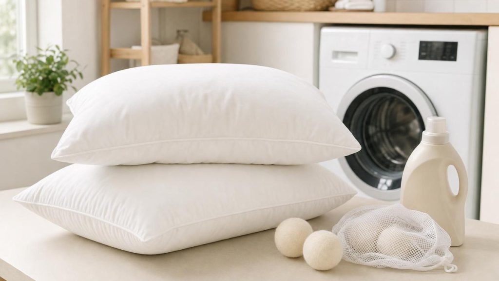 Cuscini freschi e soffici: guida al lavaggio per ogni imbottitura e 6 accessori utili