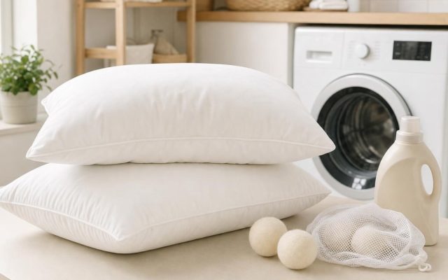 Cuscini freschi e soffici: guida al lavaggio per ogni imbottitura e 6 accessori utili
