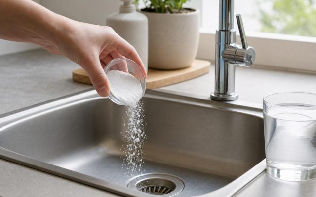 Cattivo odore di fogna dal lavandino? La soluzione semplice da versare nello scarico
